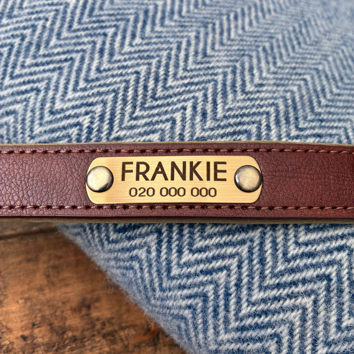 Heritage Collar - Mahogany Brown &amp; Olive Green