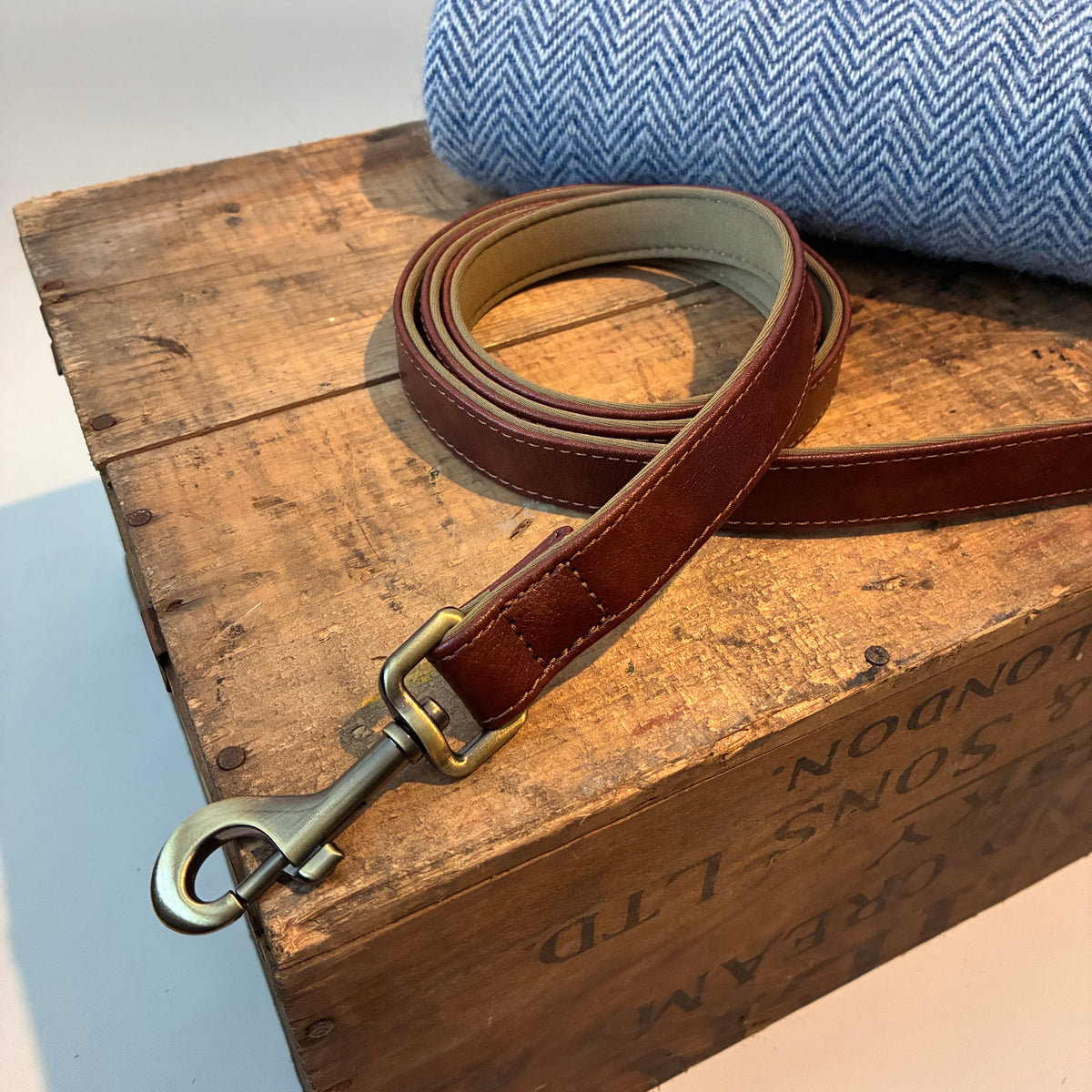 Heritage Collar - Mahogany Brown &amp; Olive Green