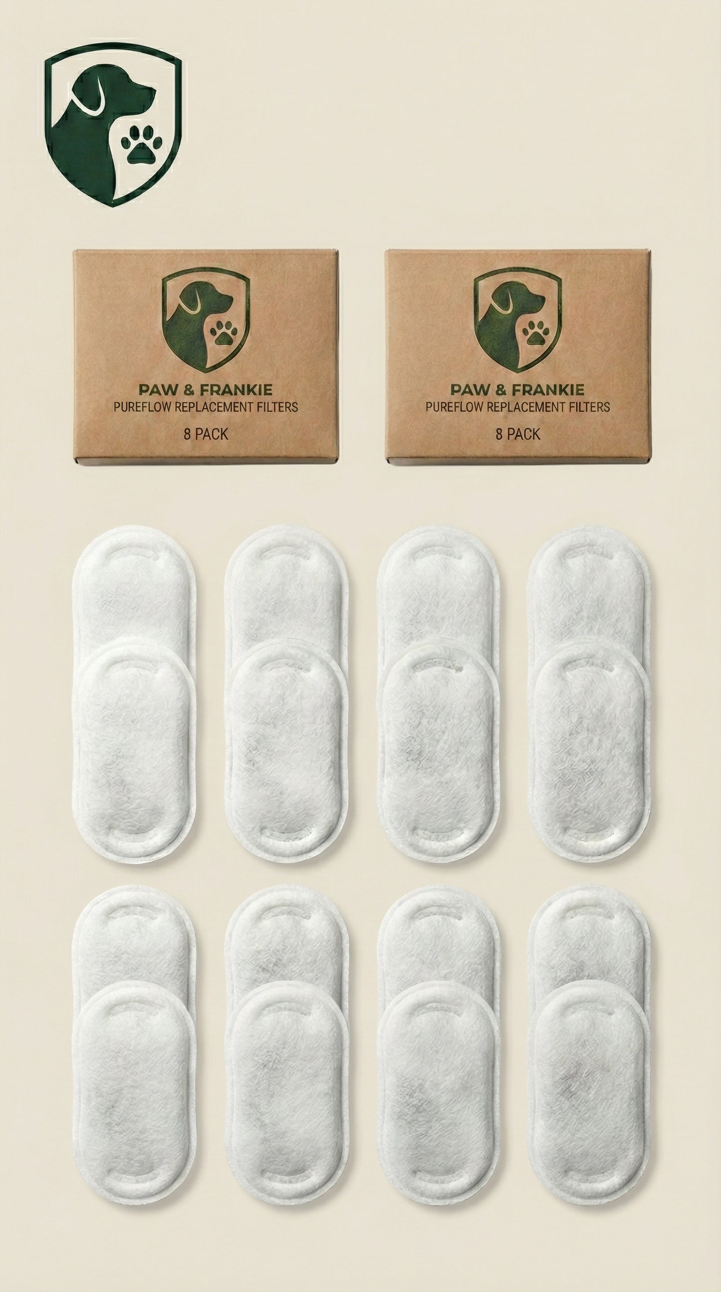 Frankie’s PureFlow™ Multi-Stage Replacement Filters – 8, 16, & 24 Pack Value Kits